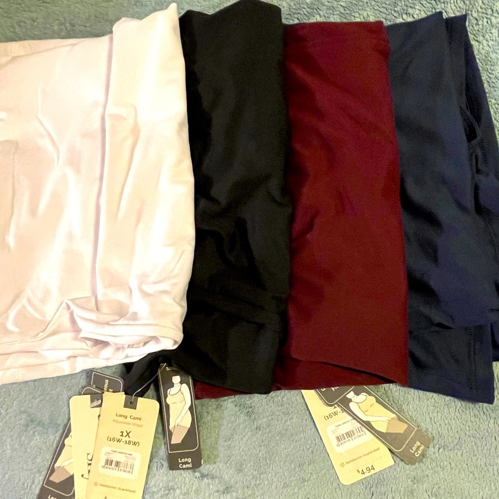Terra & Sky Plus Size 1x Long Cami